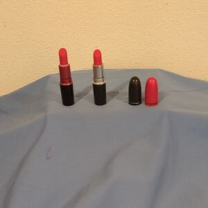 MAC Cosmetics Lady Danger Lipstick Duo Price Is For 2 Used Tested